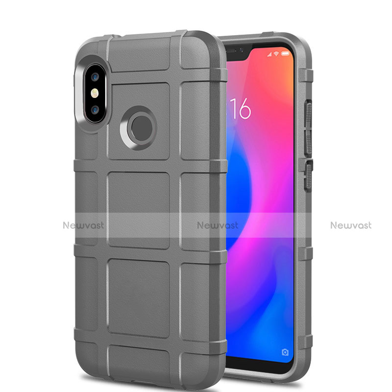 Ultra-thin Silicone Gel Soft Case 360 Degrees Cover for Xiaomi Mi A2 Lite Gray