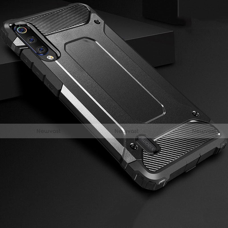 Ultra-thin Silicone Gel Soft Case 360 Degrees Cover for Xiaomi Mi A3 Black