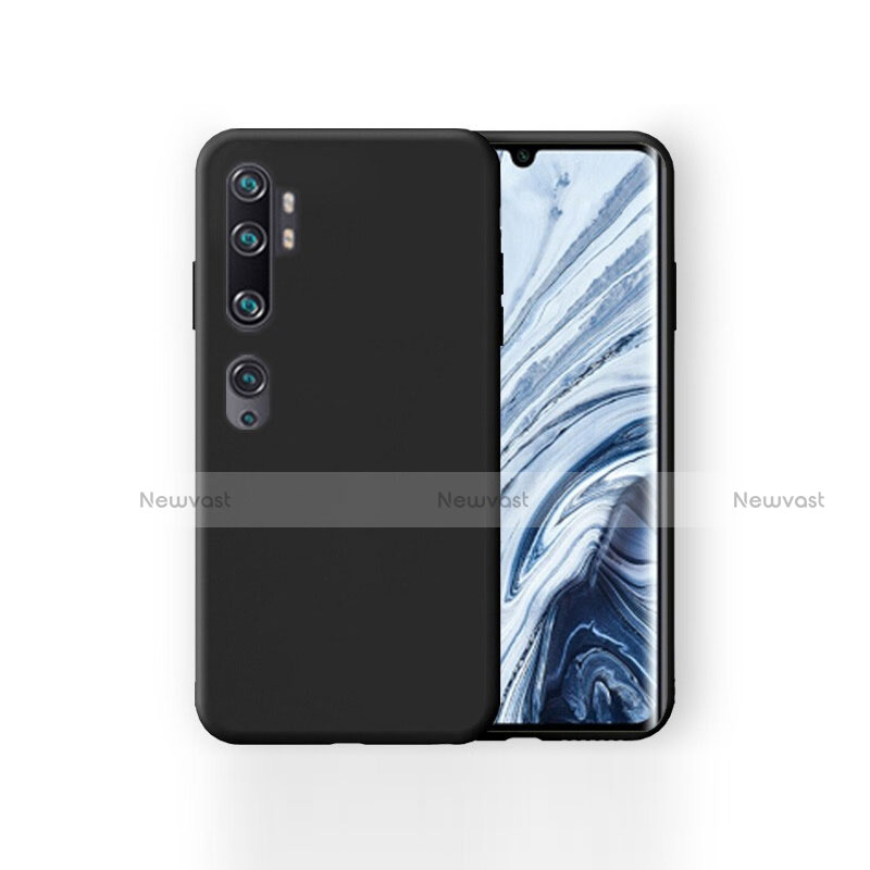 Ultra-thin Silicone Gel Soft Case 360 Degrees Cover for Xiaomi Mi Note 10 Black