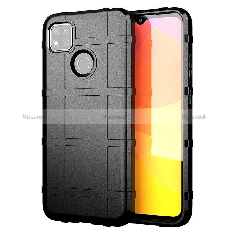 Ultra-thin Silicone Gel Soft Case 360 Degrees Cover for Xiaomi POCO C3 Black