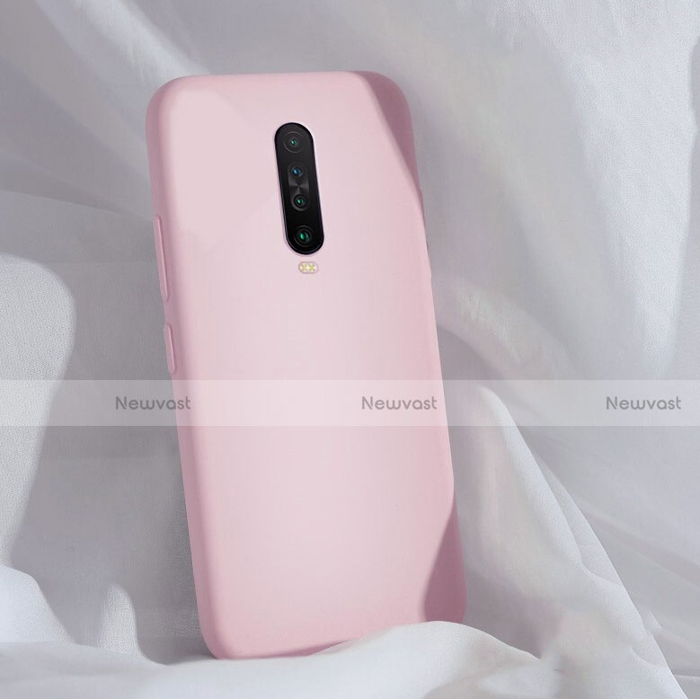 Ultra-thin Silicone Gel Soft Case 360 Degrees Cover for Xiaomi Poco X2 Pink