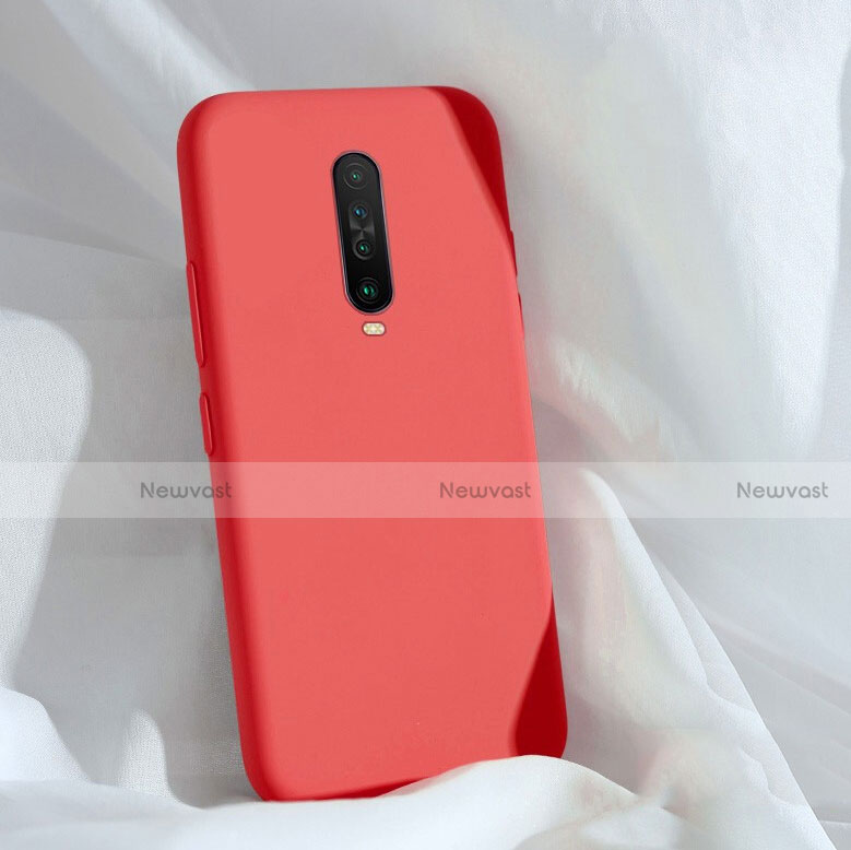 Ultra-thin Silicone Gel Soft Case 360 Degrees Cover for Xiaomi Poco X2 Red