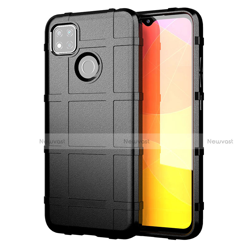 Ultra-thin Silicone Gel Soft Case 360 Degrees Cover for Xiaomi Redmi 9C Black