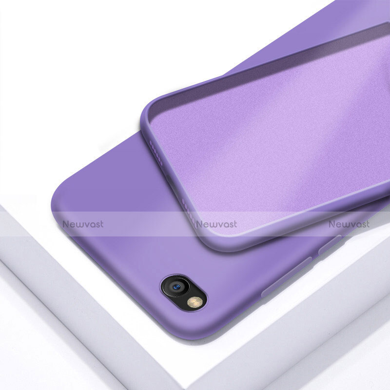 Ultra-thin Silicone Gel Soft Case 360 Degrees Cover for Xiaomi Redmi Go Purple