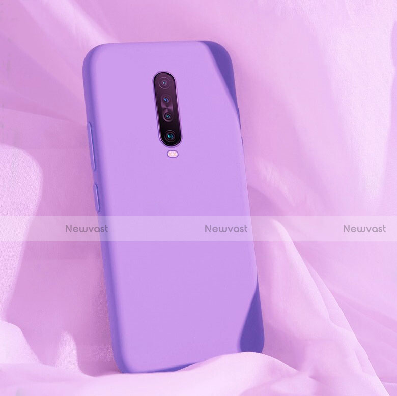 Ultra-thin Silicone Gel Soft Case 360 Degrees Cover for Xiaomi Redmi K30 4G Purple