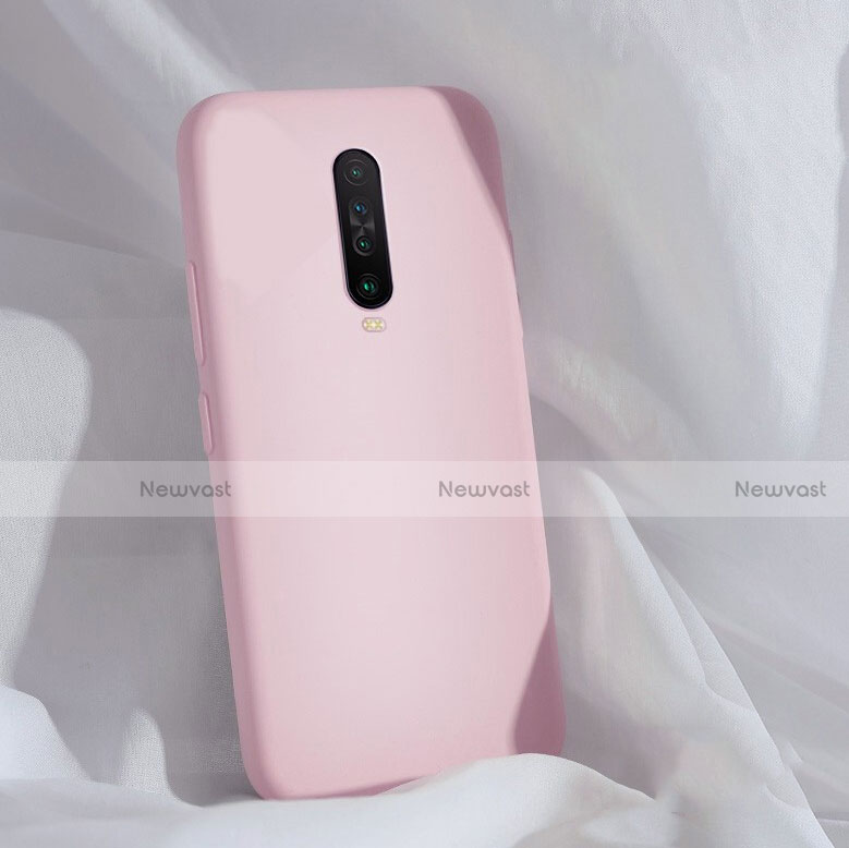 Ultra-thin Silicone Gel Soft Case 360 Degrees Cover for Xiaomi Redmi K30i 5G Pink