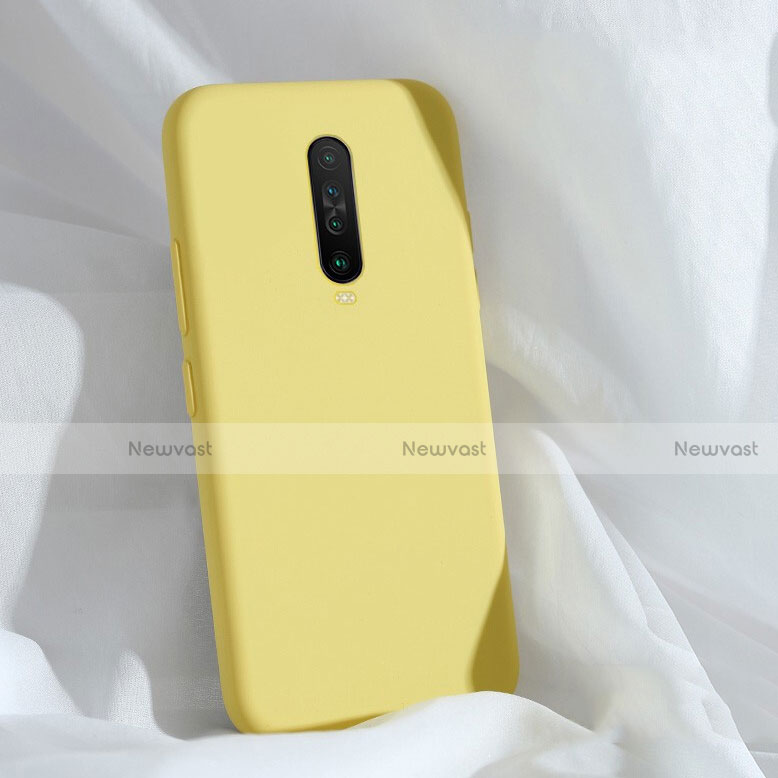 Ultra-thin Silicone Gel Soft Case 360 Degrees Cover for Xiaomi Redmi K30i 5G Yellow