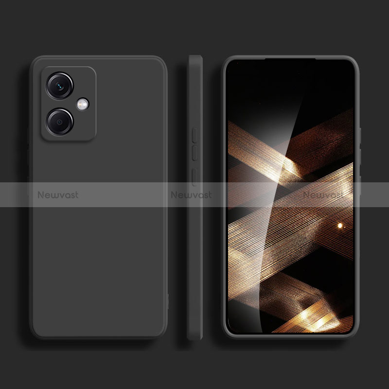 Ultra-thin Silicone Gel Soft Case 360 Degrees Cover for Xiaomi Redmi Note 12R Pro 5G Black