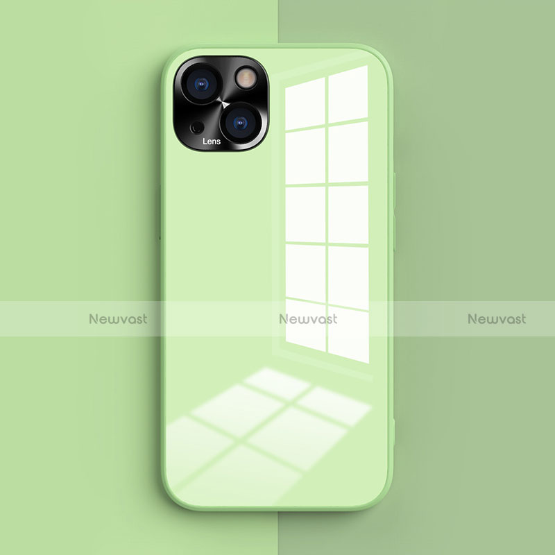 Ultra-thin Silicone Gel Soft Case 360 Degrees Cover G01 for Apple iPhone 13 Mini Army green