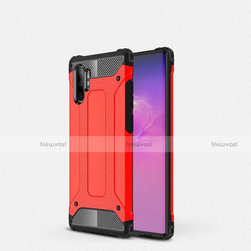 Ultra-thin Silicone Gel Soft Case 360 Degrees Cover G01 for Samsung Galaxy Note 10 Plus Red