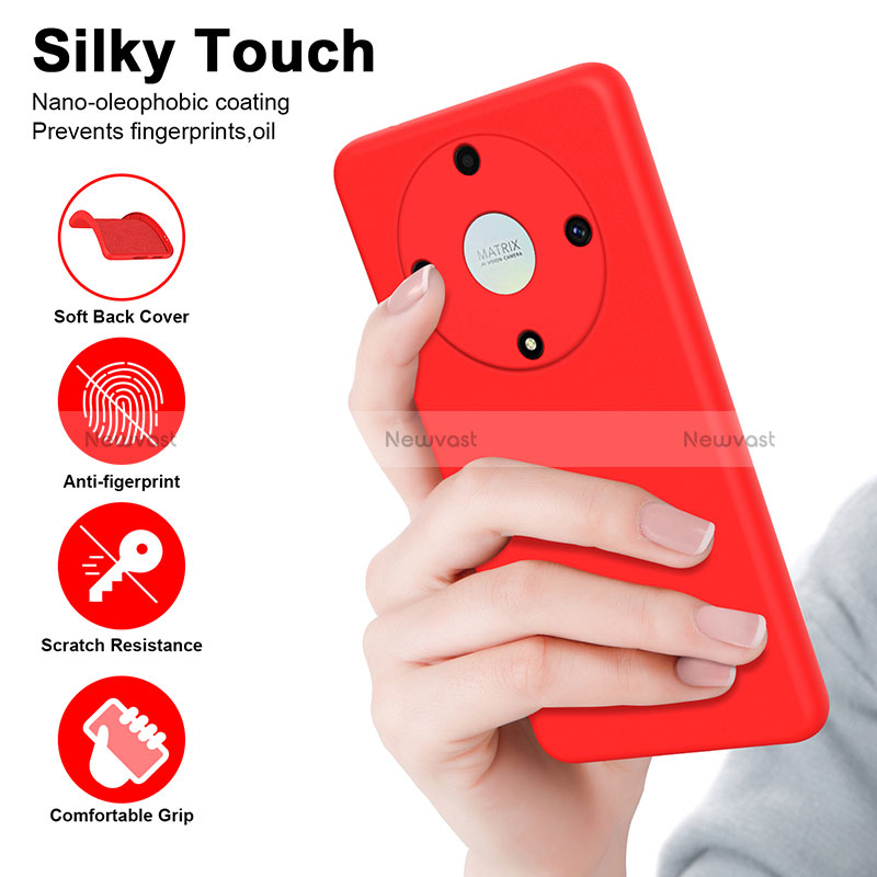 Ultra-thin Silicone Gel Soft Case 360 Degrees Cover H01P for Huawei Honor Magic5 Lite 5G