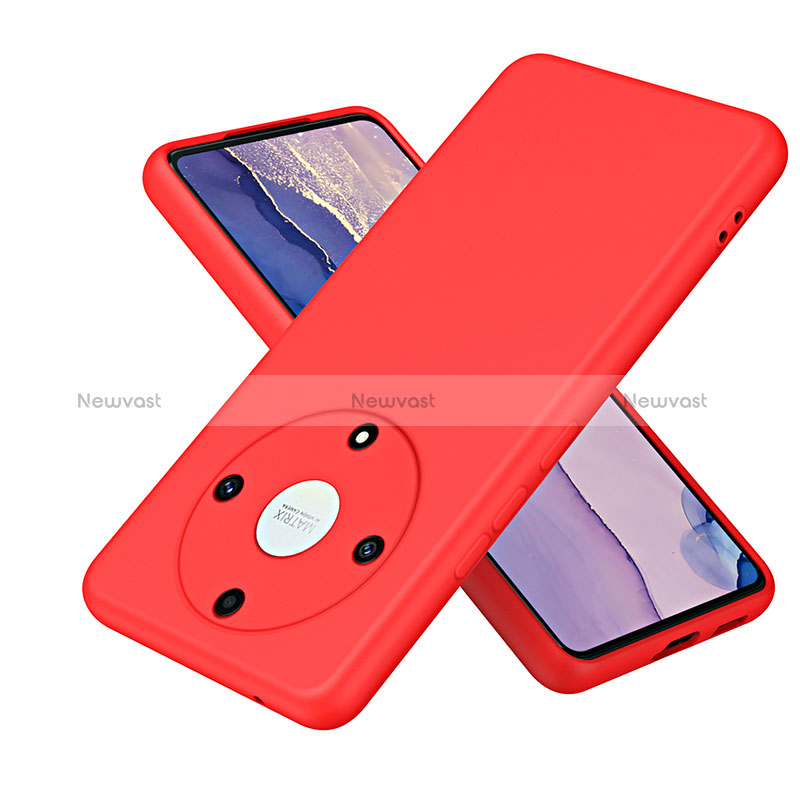 Ultra-thin Silicone Gel Soft Case 360 Degrees Cover H01P for Huawei Honor Magic5 Lite 5G Red