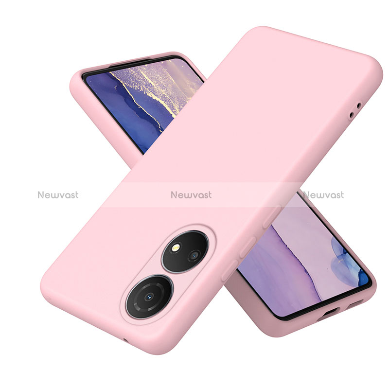 Ultra-thin Silicone Gel Soft Case 360 Degrees Cover H01P for Huawei Honor X7 Rose Gold