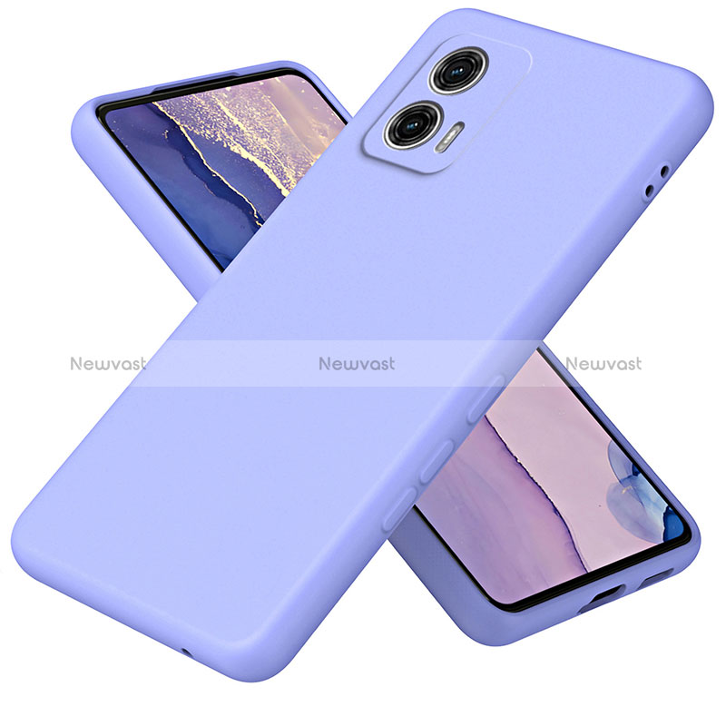 Ultra-thin Silicone Gel Soft Case 360 Degrees Cover H01P for Motorola Moto G73 5G