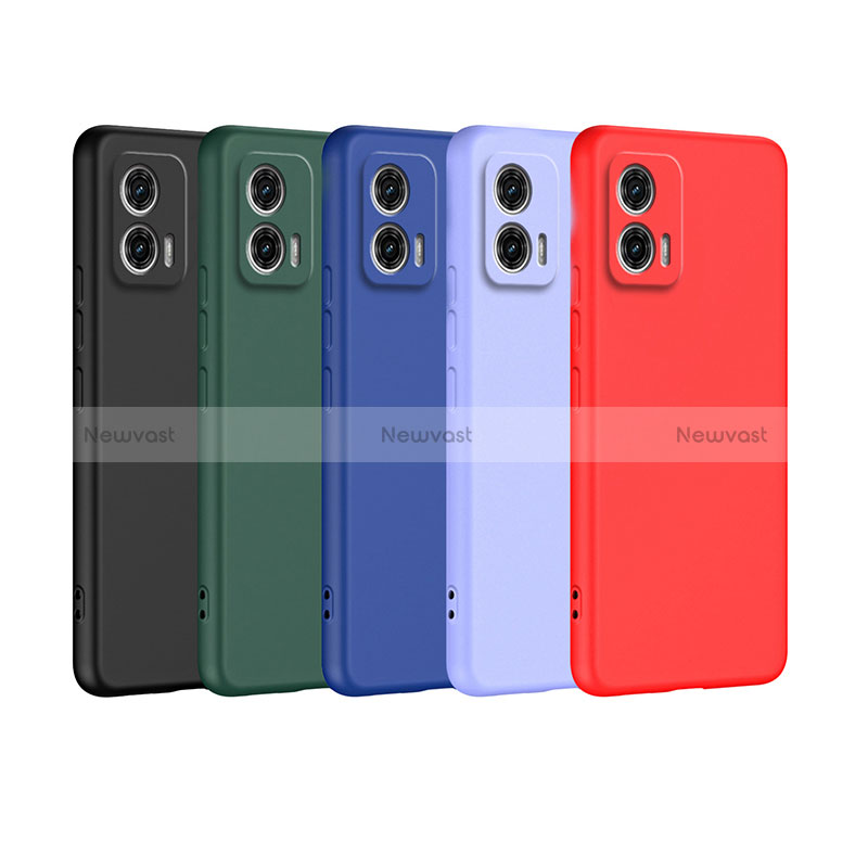 Ultra-thin Silicone Gel Soft Case 360 Degrees Cover H01P for Motorola Moto G73 5G