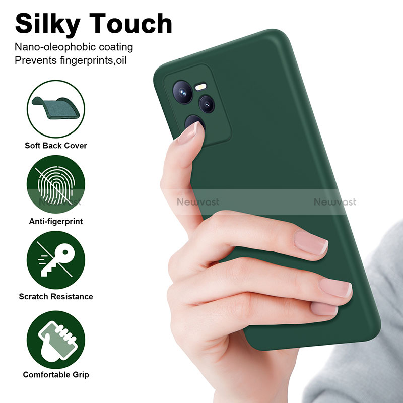 Ultra-thin Silicone Gel Soft Case 360 Degrees Cover H01P for Realme C35