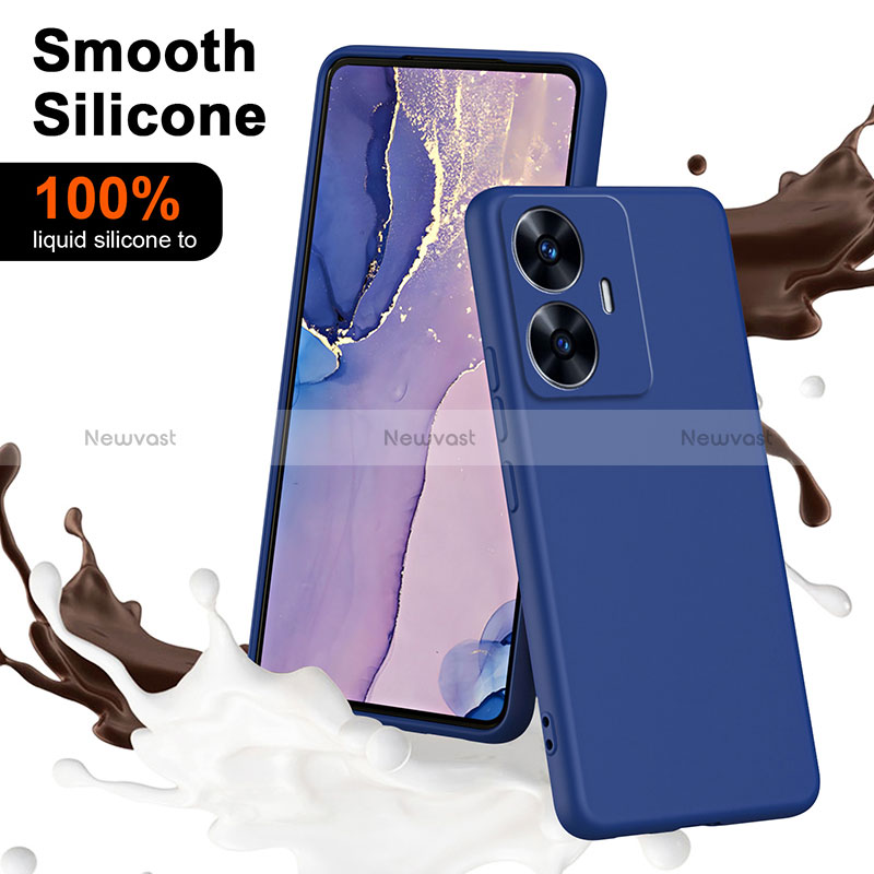 Ultra-thin Silicone Gel Soft Case 360 Degrees Cover H01P for Realme C55