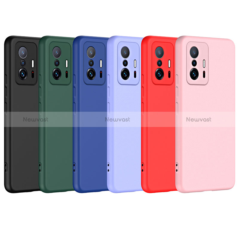 Ultra-thin Silicone Gel Soft Case 360 Degrees Cover H01P for Xiaomi Mi 11T Pro 5G