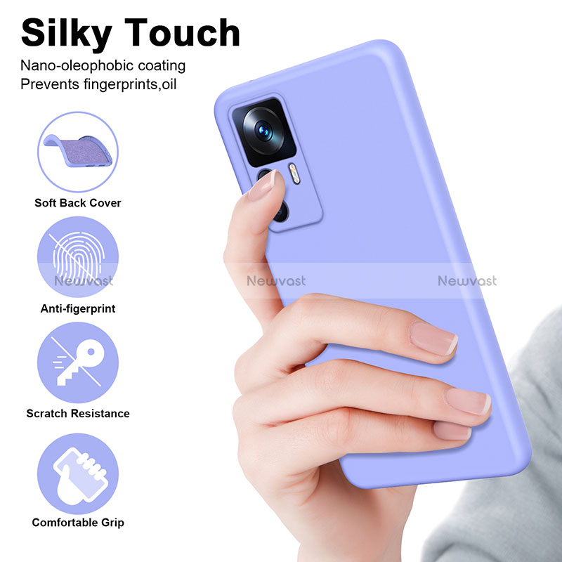 Ultra-thin Silicone Gel Soft Case 360 Degrees Cover H01P for Xiaomi Mi 12T 5G