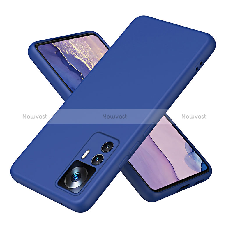 Ultra-thin Silicone Gel Soft Case 360 Degrees Cover H01P for Xiaomi Mi 12T 5G Blue