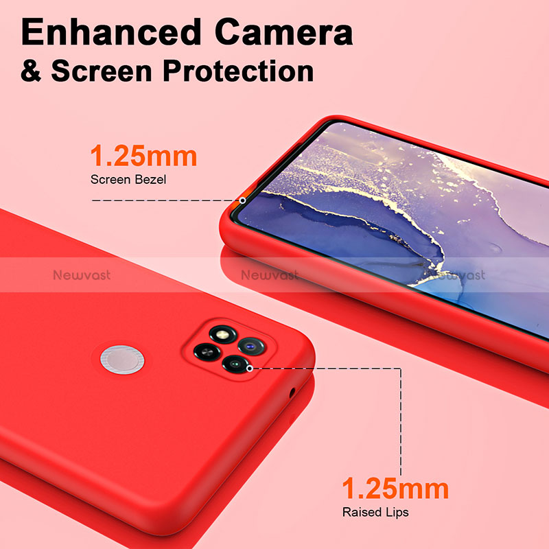 Ultra-thin Silicone Gel Soft Case 360 Degrees Cover H01P for Xiaomi POCO C3