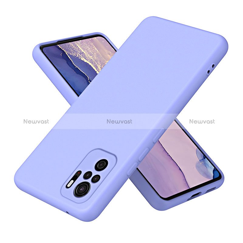 Ultra-thin Silicone Gel Soft Case 360 Degrees Cover H01P for Xiaomi Redmi Note 10 4G