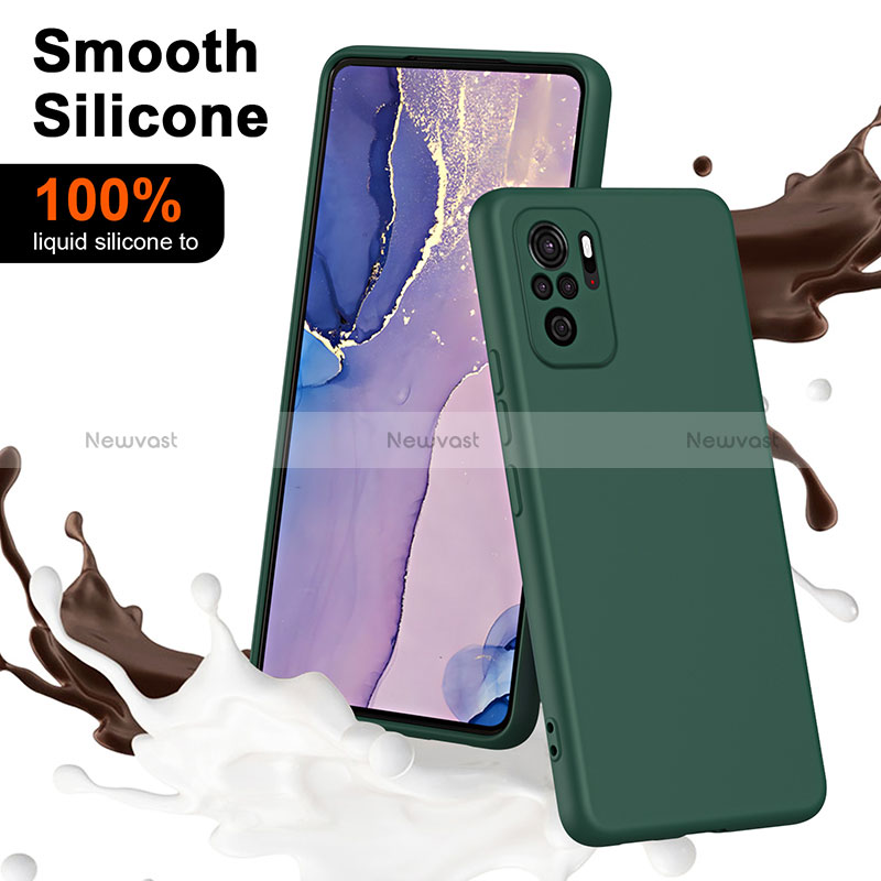 Ultra-thin Silicone Gel Soft Case 360 Degrees Cover H01P for Xiaomi Redmi Note 10 4G