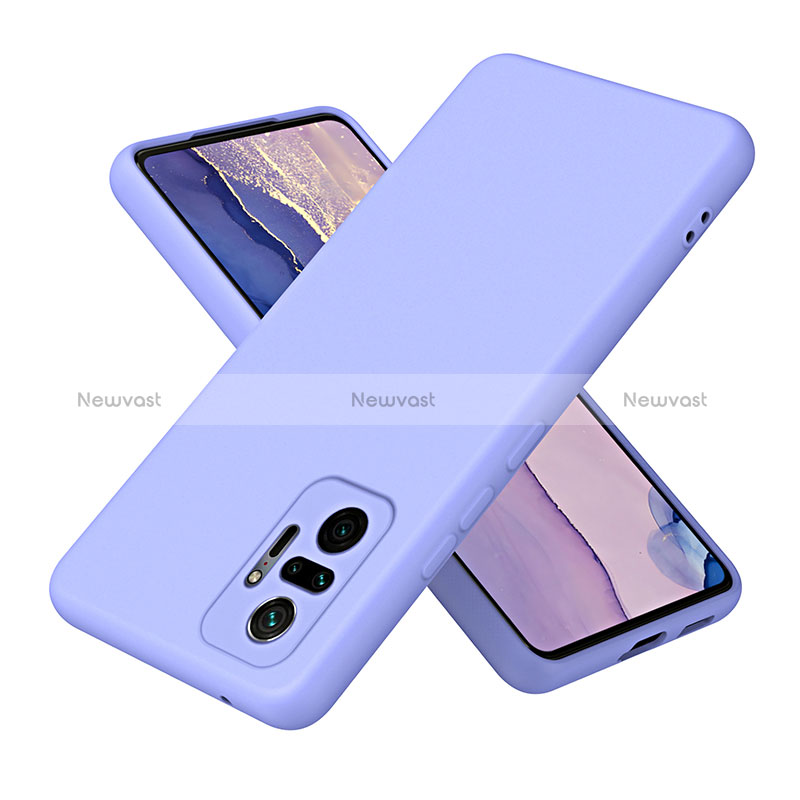 Ultra-thin Silicone Gel Soft Case 360 Degrees Cover H01P for Xiaomi Redmi Note 10 Pro 4G