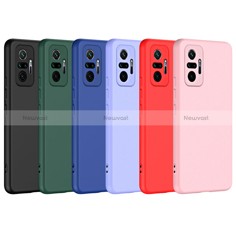 Ultra-thin Silicone Gel Soft Case 360 Degrees Cover H01P for Xiaomi Redmi Note 10 Pro Max