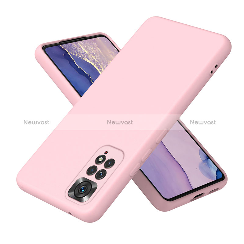Ultra-thin Silicone Gel Soft Case 360 Degrees Cover H01P for Xiaomi Redmi Note 11 Pro 5G Rose Gold