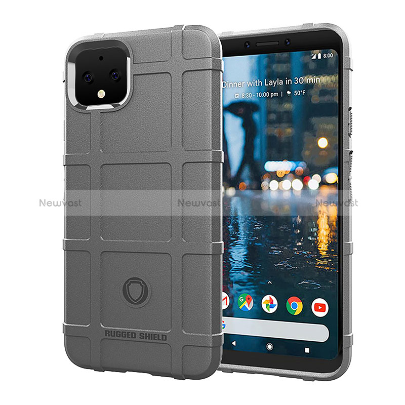 Ultra-thin Silicone Gel Soft Case 360 Degrees Cover J01S for Google Pixel 4 XL