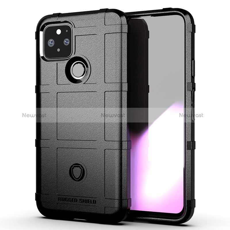Ultra-thin Silicone Gel Soft Case 360 Degrees Cover J01S for Google Pixel 5 XL 5G