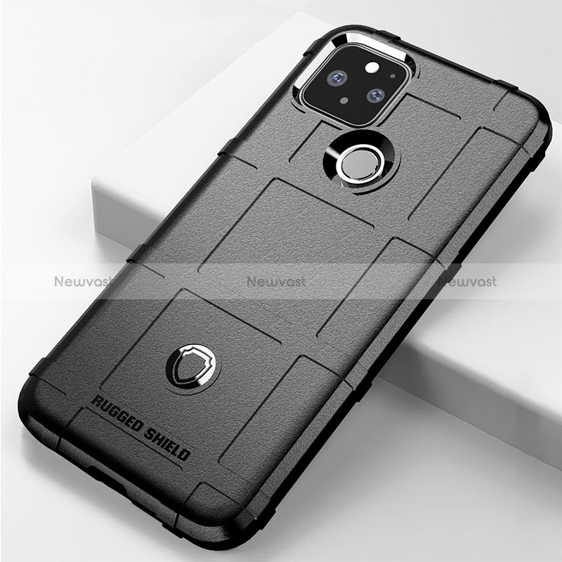 Ultra-thin Silicone Gel Soft Case 360 Degrees Cover J01S for Google Pixel 5 XL 5G