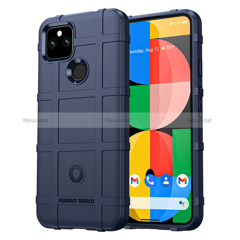 Ultra-thin Silicone Gel Soft Case 360 Degrees Cover J01S for Google Pixel 5a 5G