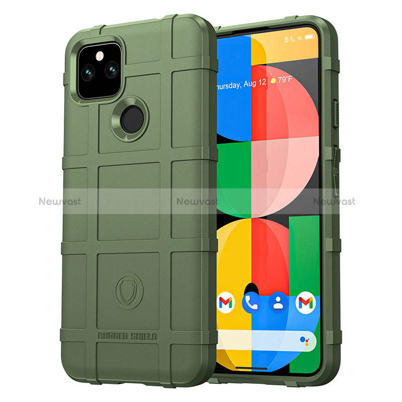 Ultra-thin Silicone Gel Soft Case 360 Degrees Cover J01S for Google Pixel 5a 5G