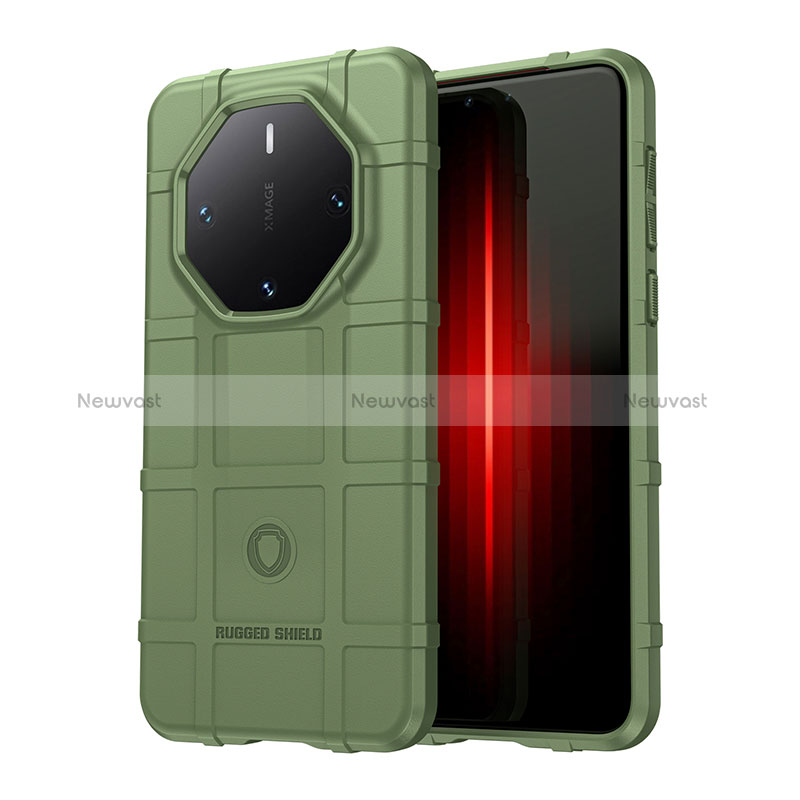 Ultra-thin Silicone Gel Soft Case 360 Degrees Cover J01S for Huawei Mate 60 RS Ultimate Green