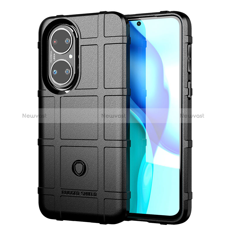 Ultra-thin Silicone Gel Soft Case 360 Degrees Cover J01S for Huawei P50 Black