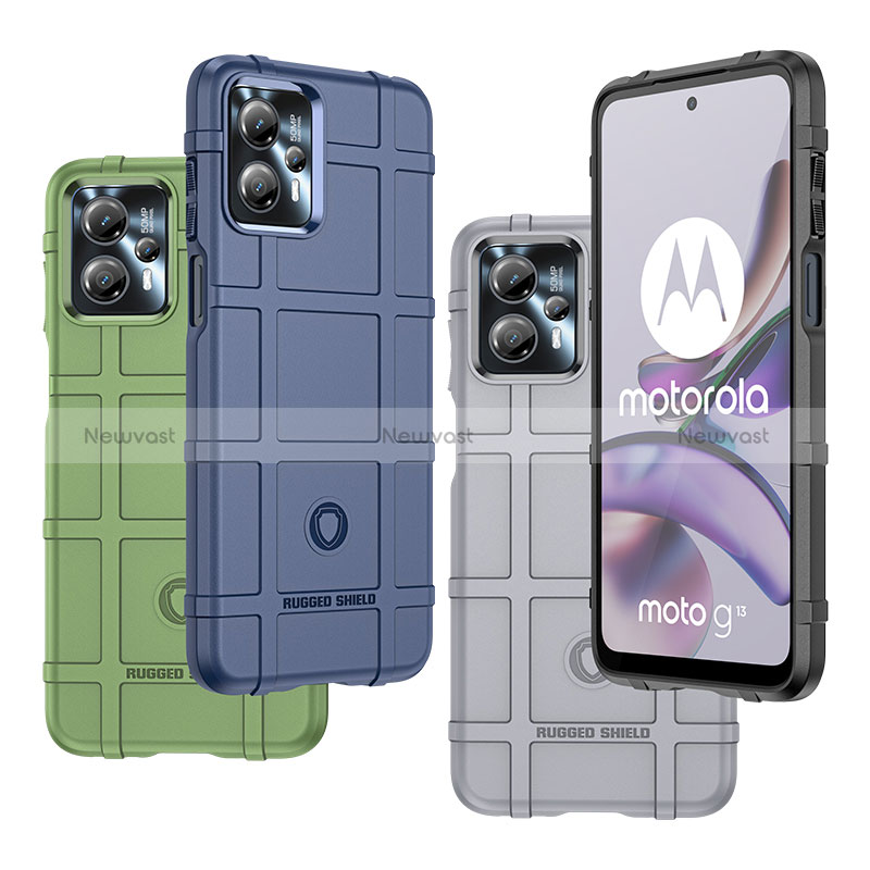 Ultra-thin Silicone Gel Soft Case 360 Degrees Cover J01S for Motorola Moto G13