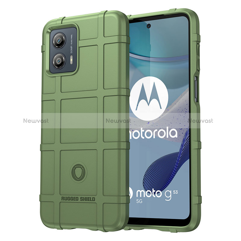 Ultra-thin Silicone Gel Soft Case 360 Degrees Cover J01S for Motorola Moto G53 5G