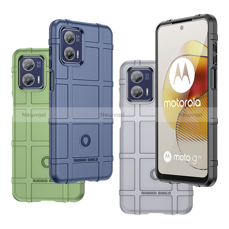 Ultra-thin Silicone Gel Soft Case 360 Degrees Cover J01S for Motorola Moto G73 5G