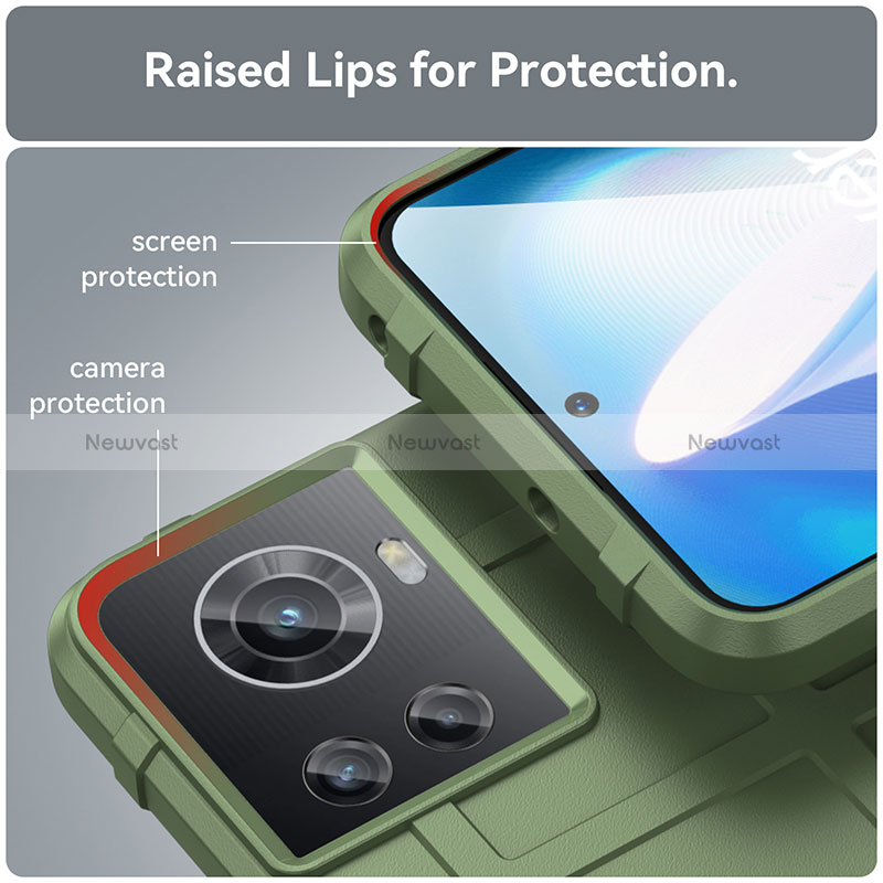 Ultra-thin Silicone Gel Soft Case 360 Degrees Cover J01S for OnePlus 10R 5G