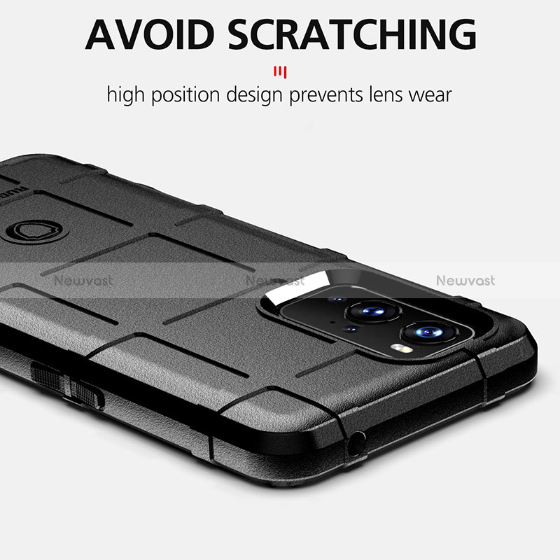 Ultra-thin Silicone Gel Soft Case 360 Degrees Cover J01S for OnePlus 9 5G