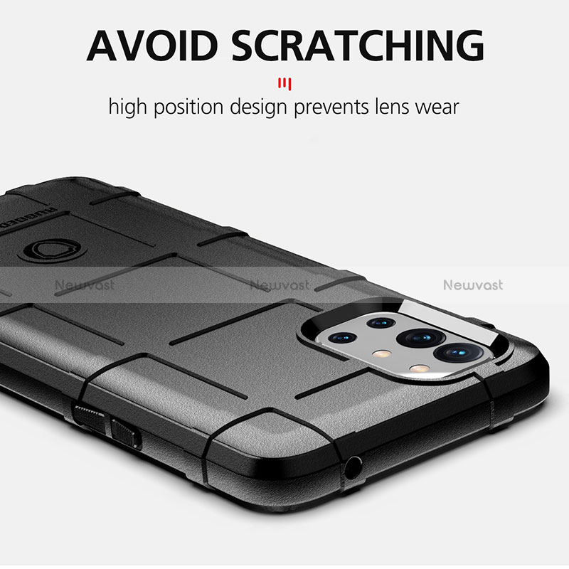 Ultra-thin Silicone Gel Soft Case 360 Degrees Cover J01S for OnePlus 9R 5G