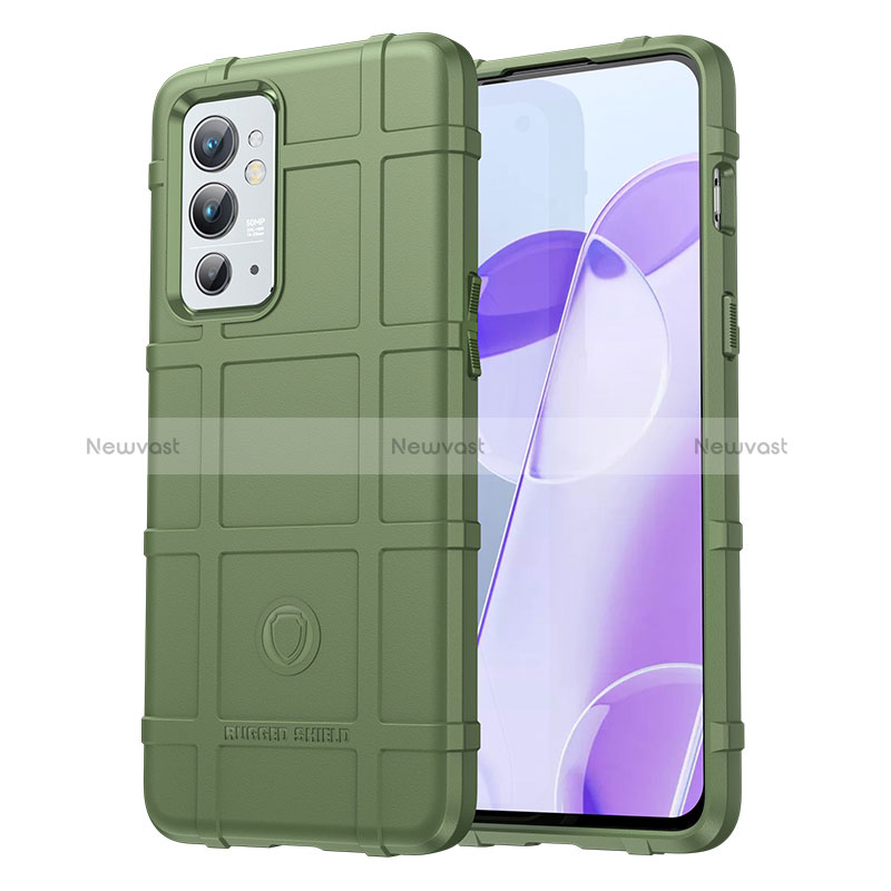 Ultra-thin Silicone Gel Soft Case 360 Degrees Cover J01S for OnePlus 9RT 5G Green