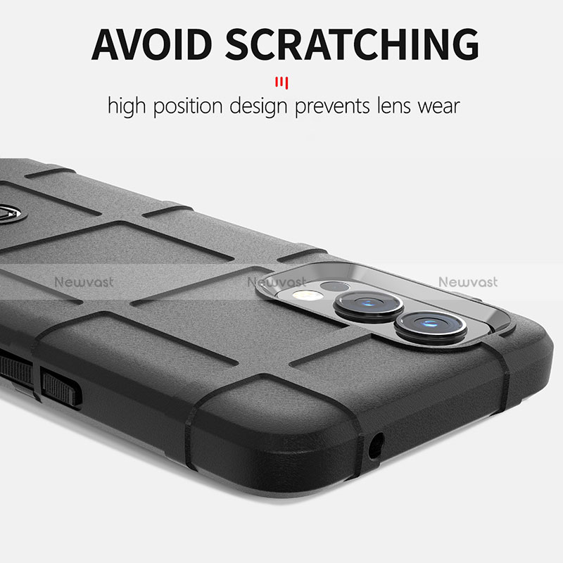 Ultra-thin Silicone Gel Soft Case 360 Degrees Cover J01S for OnePlus Nord 2 5G