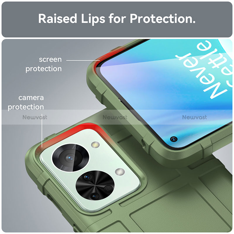 Ultra-thin Silicone Gel Soft Case 360 Degrees Cover J01S for OnePlus Nord 2T 5G