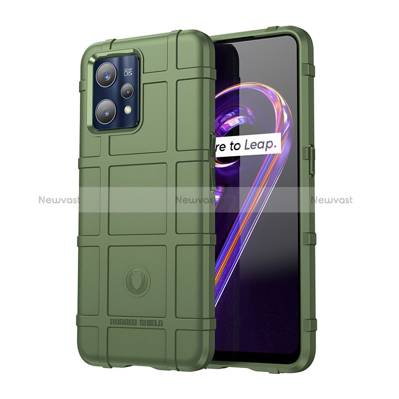 Ultra-thin Silicone Gel Soft Case 360 Degrees Cover J01S for Realme Narzo 50 Pro 5G Green