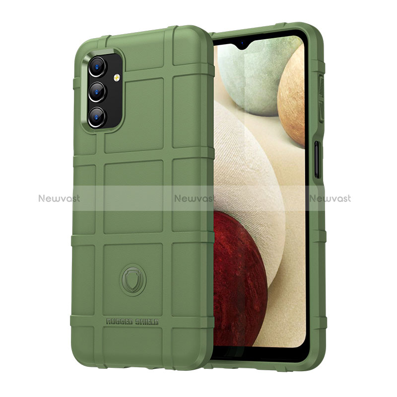 Ultra-thin Silicone Gel Soft Case 360 Degrees Cover J01S for Samsung Galaxy A04s Green