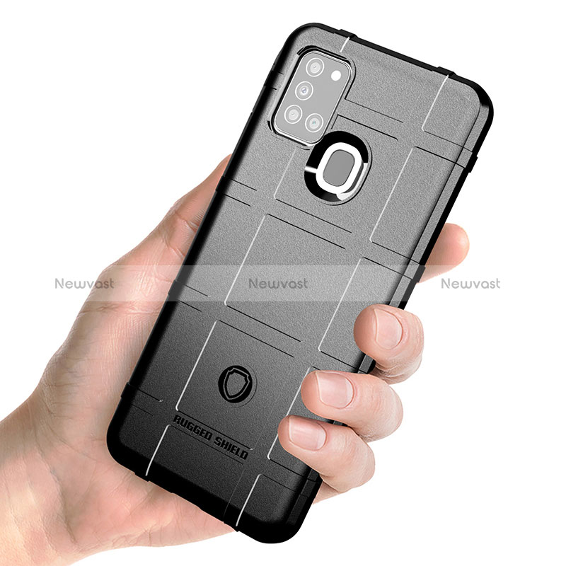 Ultra-thin Silicone Gel Soft Case 360 Degrees Cover J01S for Samsung Galaxy A21s