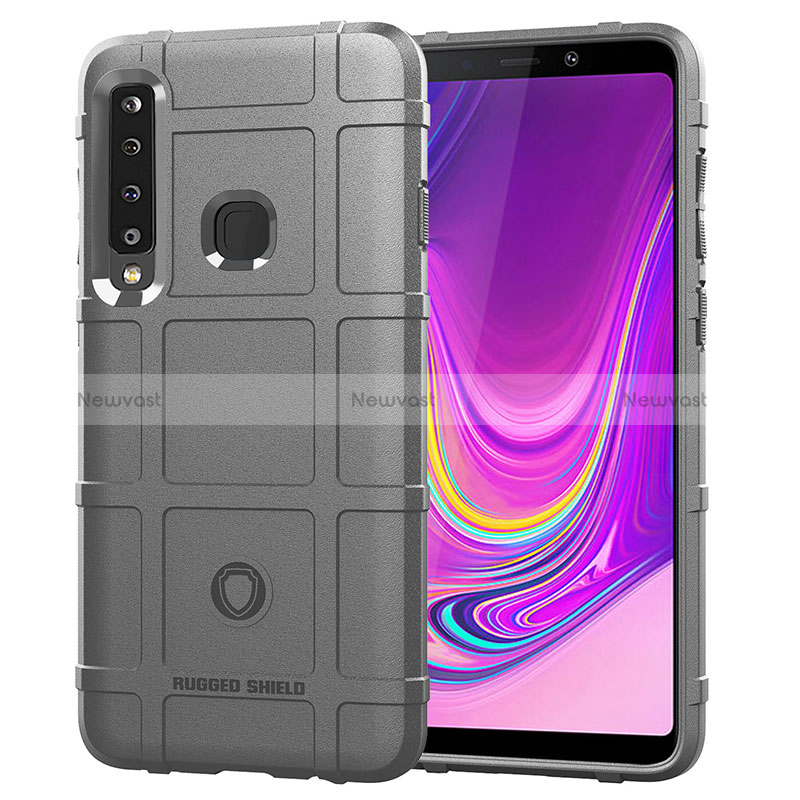 Ultra-thin Silicone Gel Soft Case 360 Degrees Cover J01S for Samsung Galaxy A9 (2018) A920 Gray